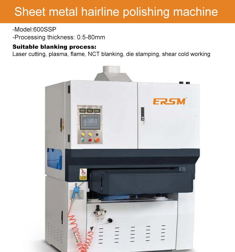 Stable for Laser Cutting Plasma Blanking Workpiece Sheet Metal Automatic Deburring Hairline Machine