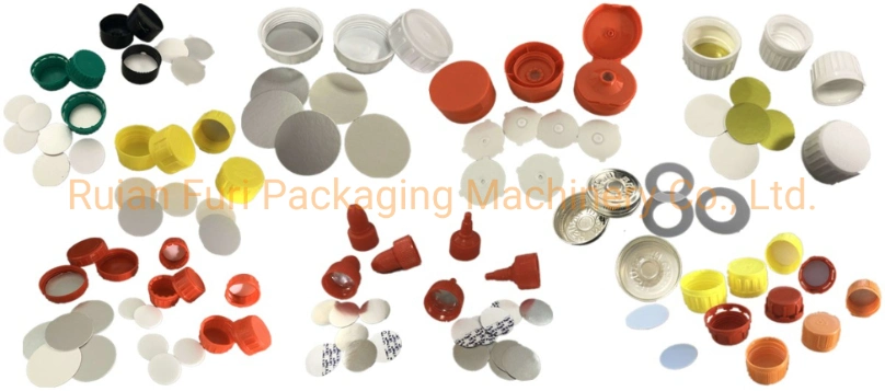 Automatic Plastic Cap Lid Bottle Cover Liner Cutting Punching and Inserting Machine for Coil Die Cutting