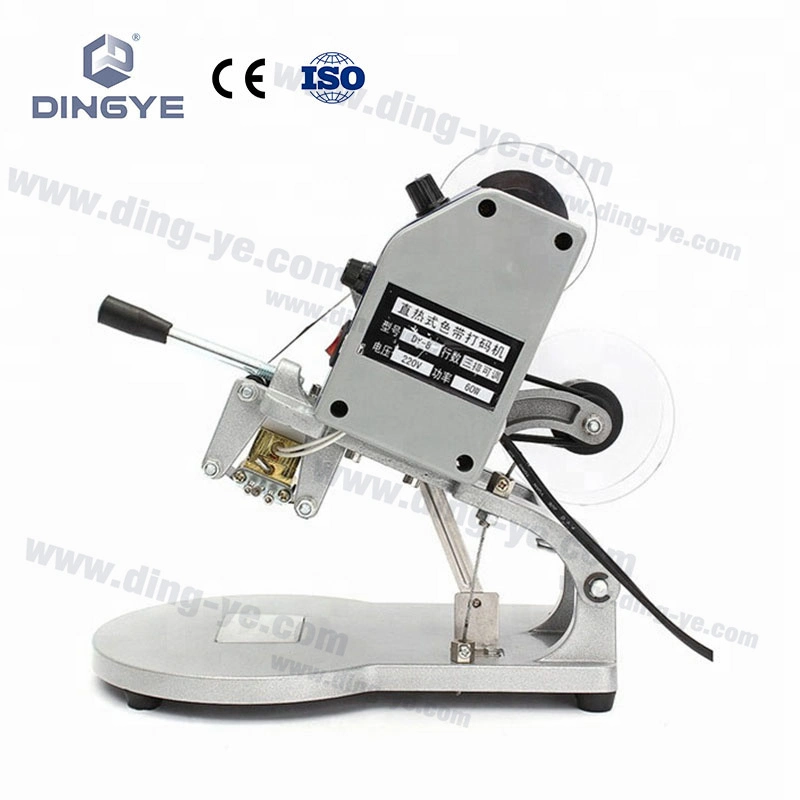 dingye manual batch foil stamp stamping printing ribbon hot printer dy-8 date coding machine