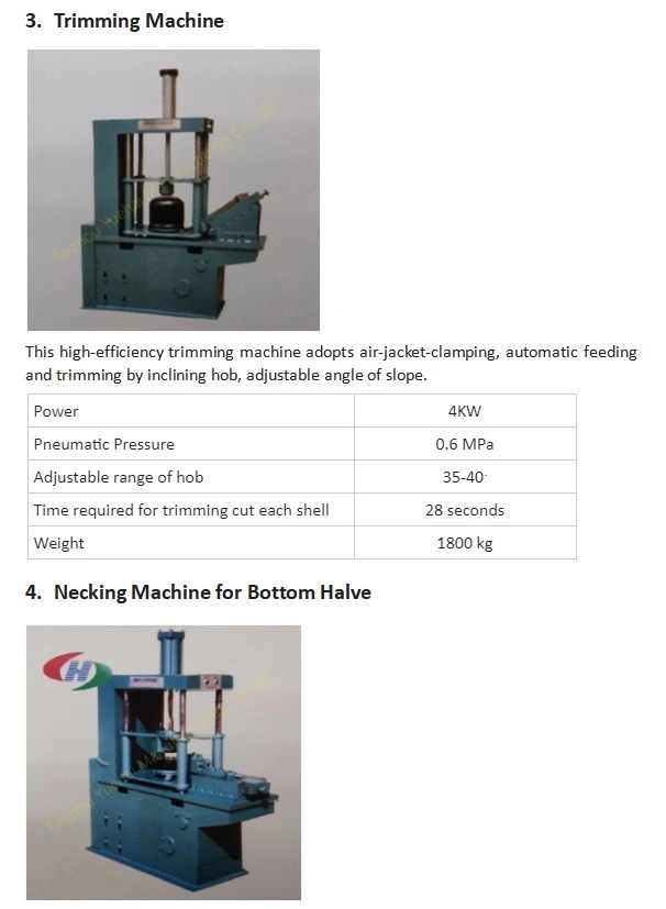 Semi-Automatic Plate Blanking Machine for LPG Cylinder Production Line