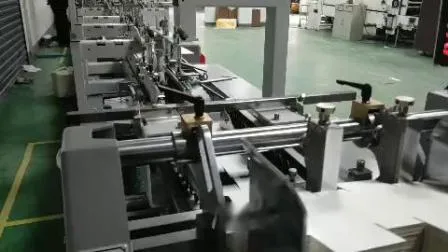 Cardboard Corrugated Carton Packing Box High Speed Automatic Folder Gluer with Stacker