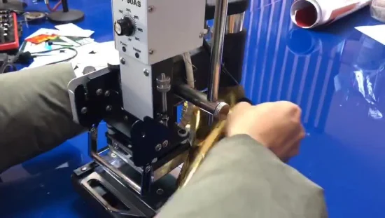 Manual Hot Foil Stamping Machine PVC Card Logo Embossing Machine