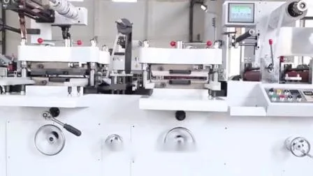 Automatic Label Paper Flat Die Cutting Machine with Hot Foiling Function