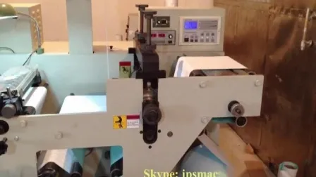 Jps-320c-Tr Automatic Blank Label Printing Paper Rotary Die Cutting &amp; Slitting Rewinding Machine/ Auto Film Sticker Roll Die Cutter Slitter Rewinder