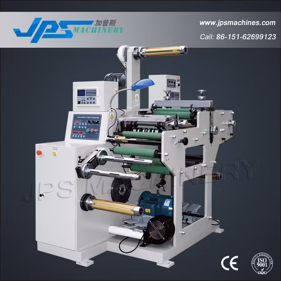 Jps-320c-Tr Automatic Blank Label Printing Paper Rotary Die Cutting &amp; Slitting Rewinding Machine/ Auto Film Sticker Roll Die Cutter Slitter Rewinder
