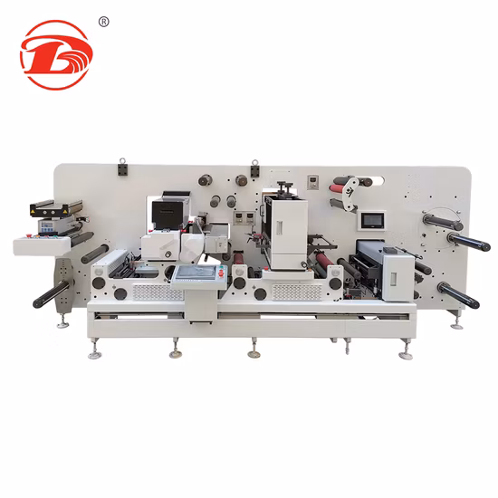 Dbgs-320 Iml Intermittent Sticker Cutter Semi Rotary Adhesive Paper Label Film Roll Slitting Sheeting/Sheet Automatic Die Cutting Machine Made in China
