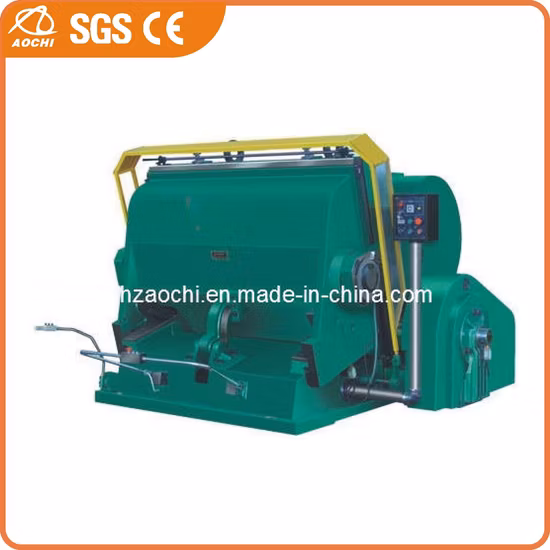 Heavy Duty Corrugated Cardboard Hot Foil Stamping Carton Die Cut Machine Manual Paper Die Cutting and Creasing Machine